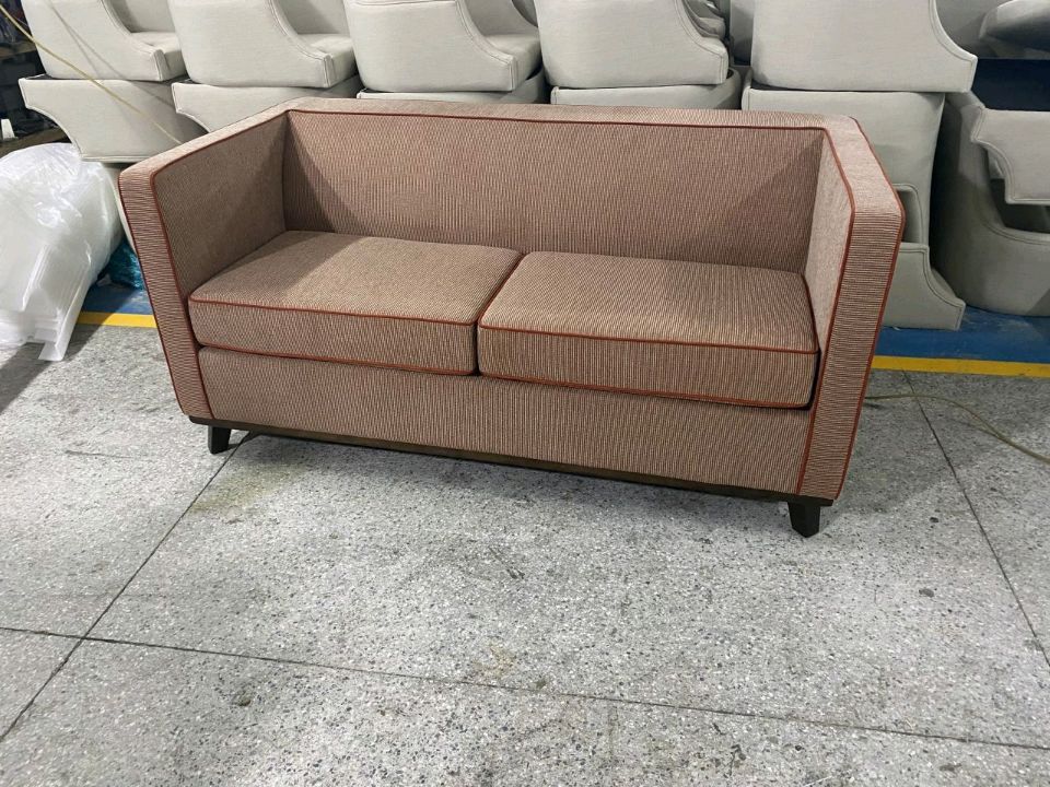Sleeper sofa with folding mattress